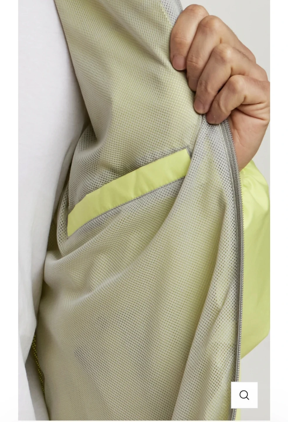 Weatherproof Hooded Windbreaker, Lemon, XXL - photo 3