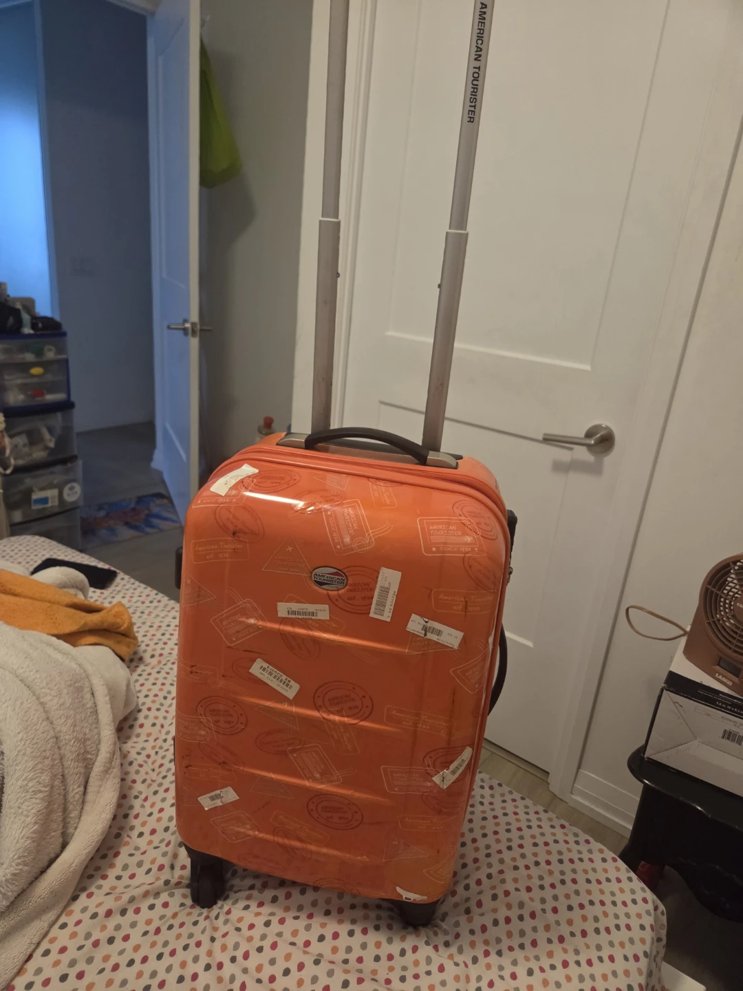 American Tourister Orange Carry-On Luggage - photo 5