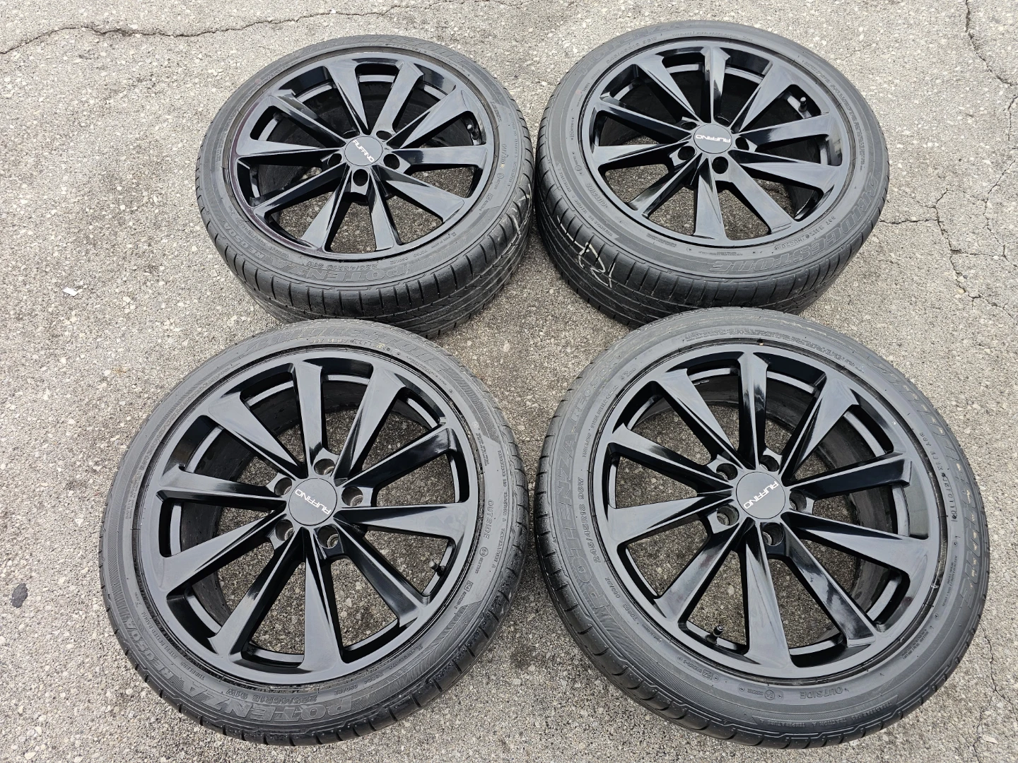 245/45 R18 SUMMER TIRES ON RIMS 5×114.3 - photo 2