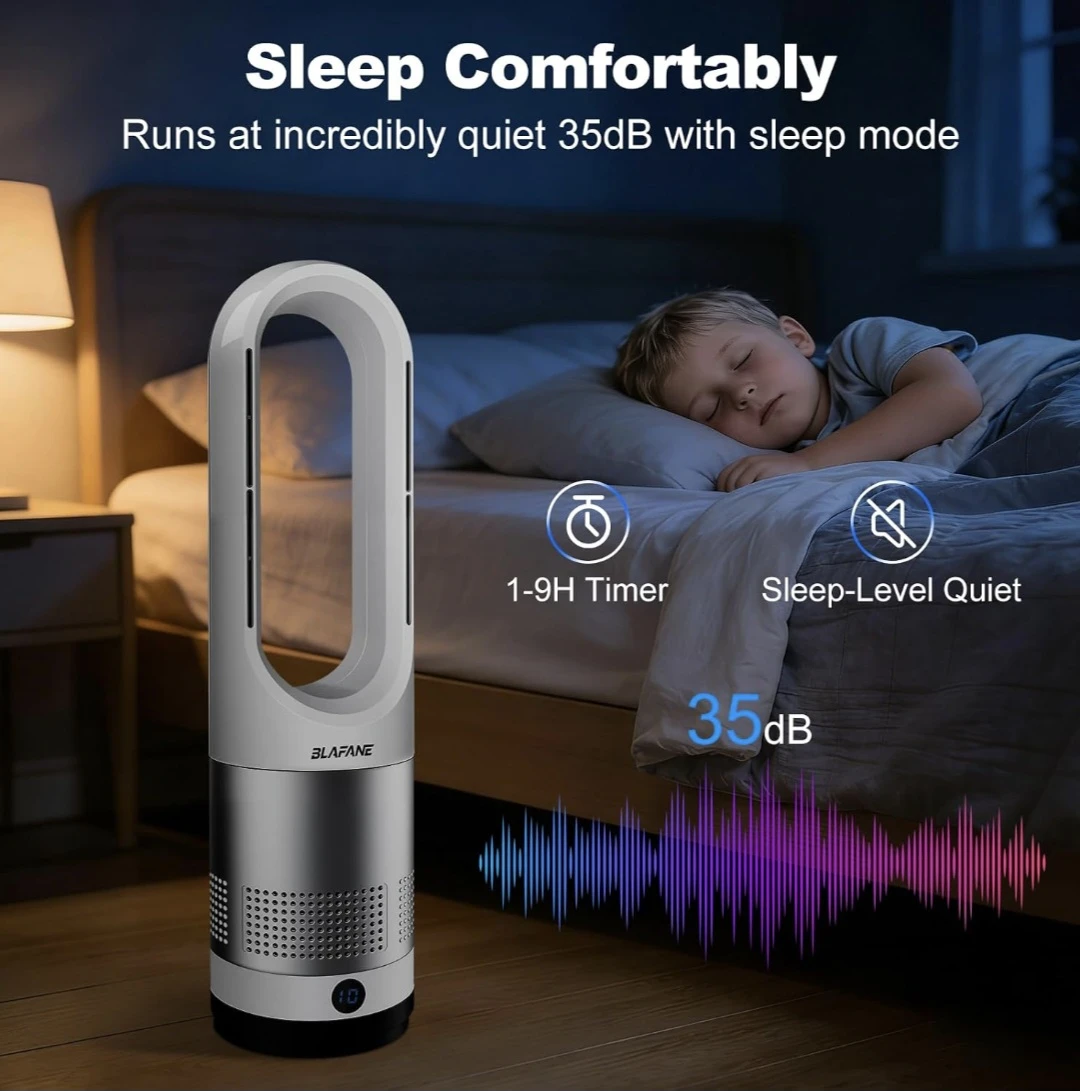 BLAFANE 2-in-1 Bladeless Fan & Space Heater - photo 4