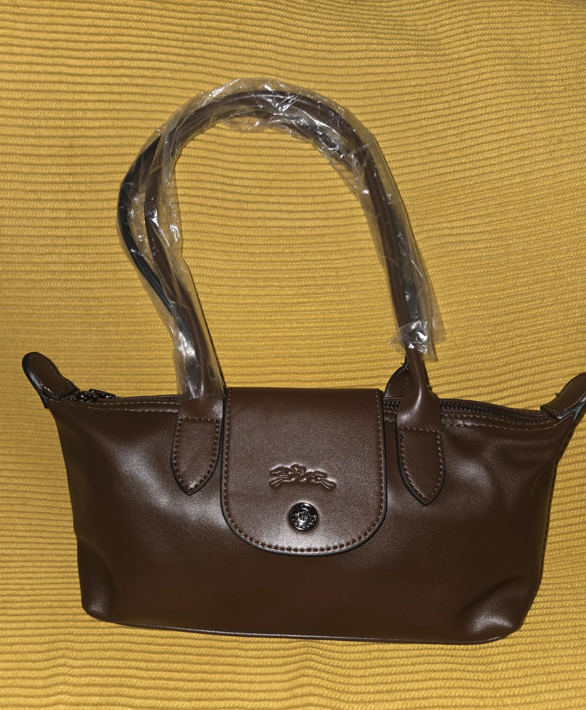 Longchamp Brown Leather Handbag