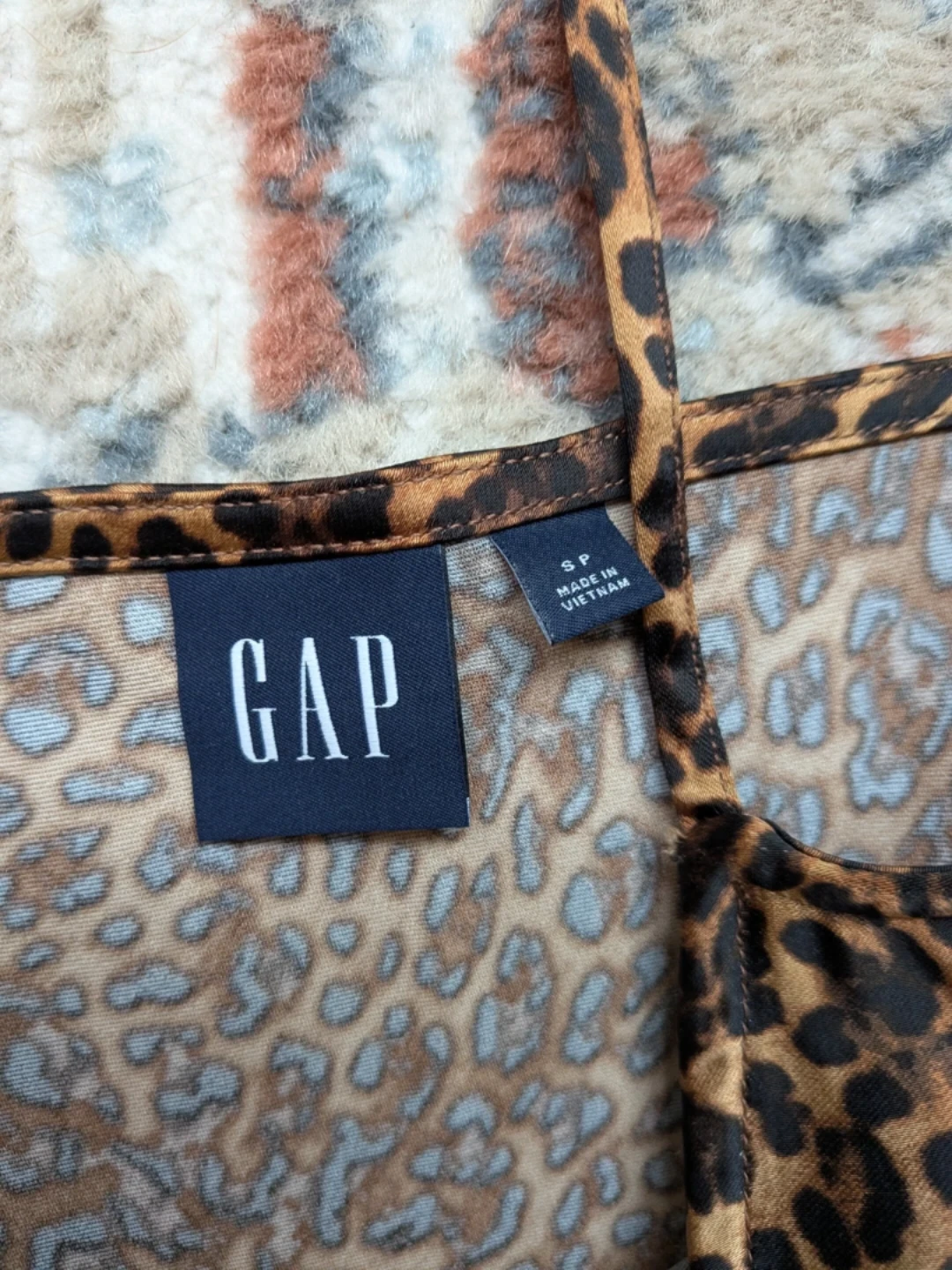 Gap Leopard Satin Midi Dress - photo 5