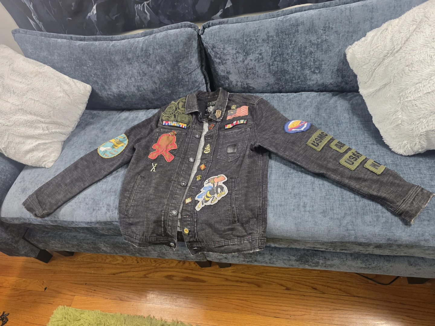 Conjunto de mezclilla para hombre (Chaqueta + Pantalón)