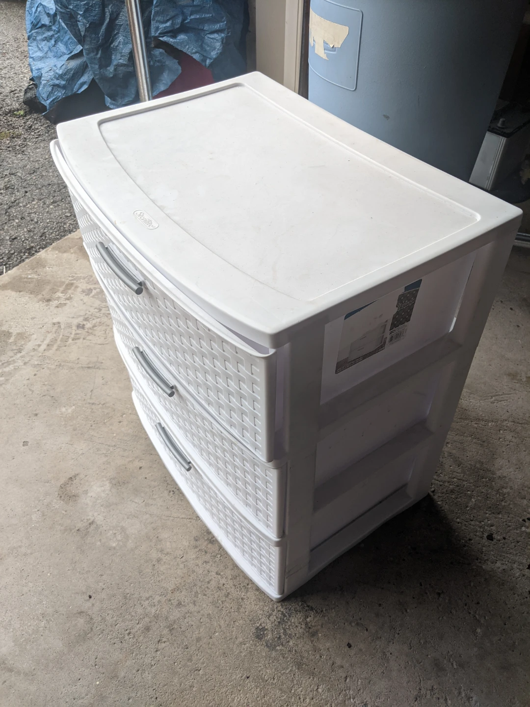 Sterilite 3-Drawer Woven Storage Unit - photo 2