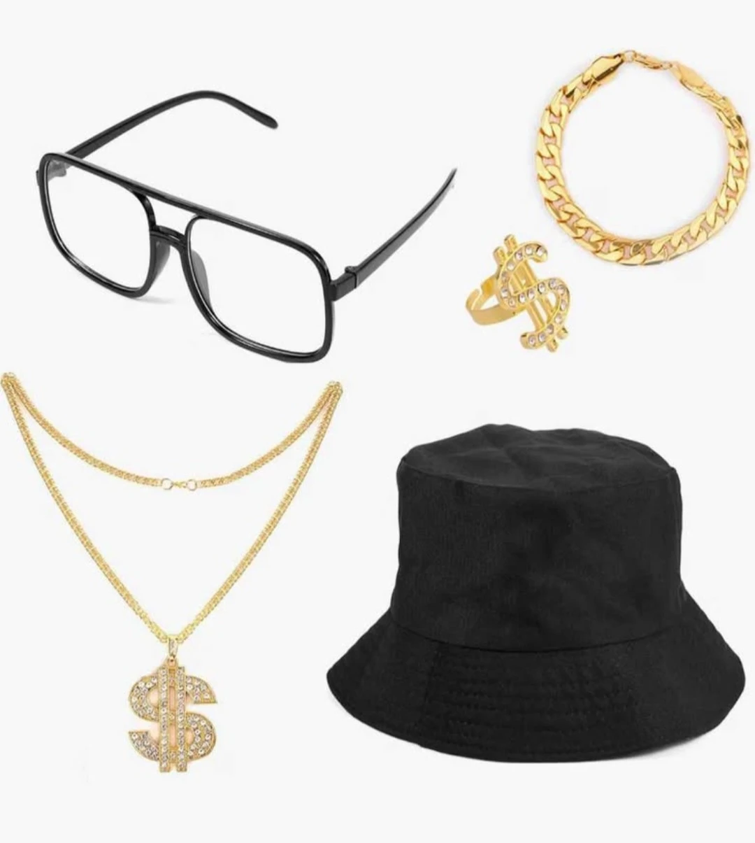 80s 90s Hip Hop Costume Outfit Kit 🏈