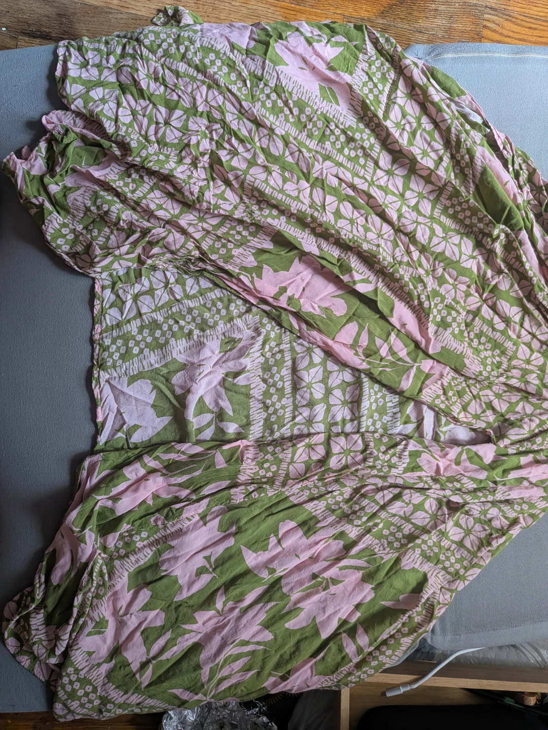 VICI Green and Pink Patterned Dress - photo 5