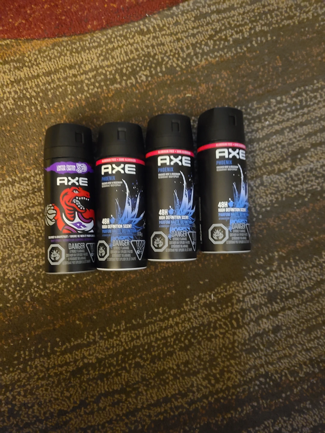 Axe Phoenix High Definition Deodorant Body Spray 4-Pack