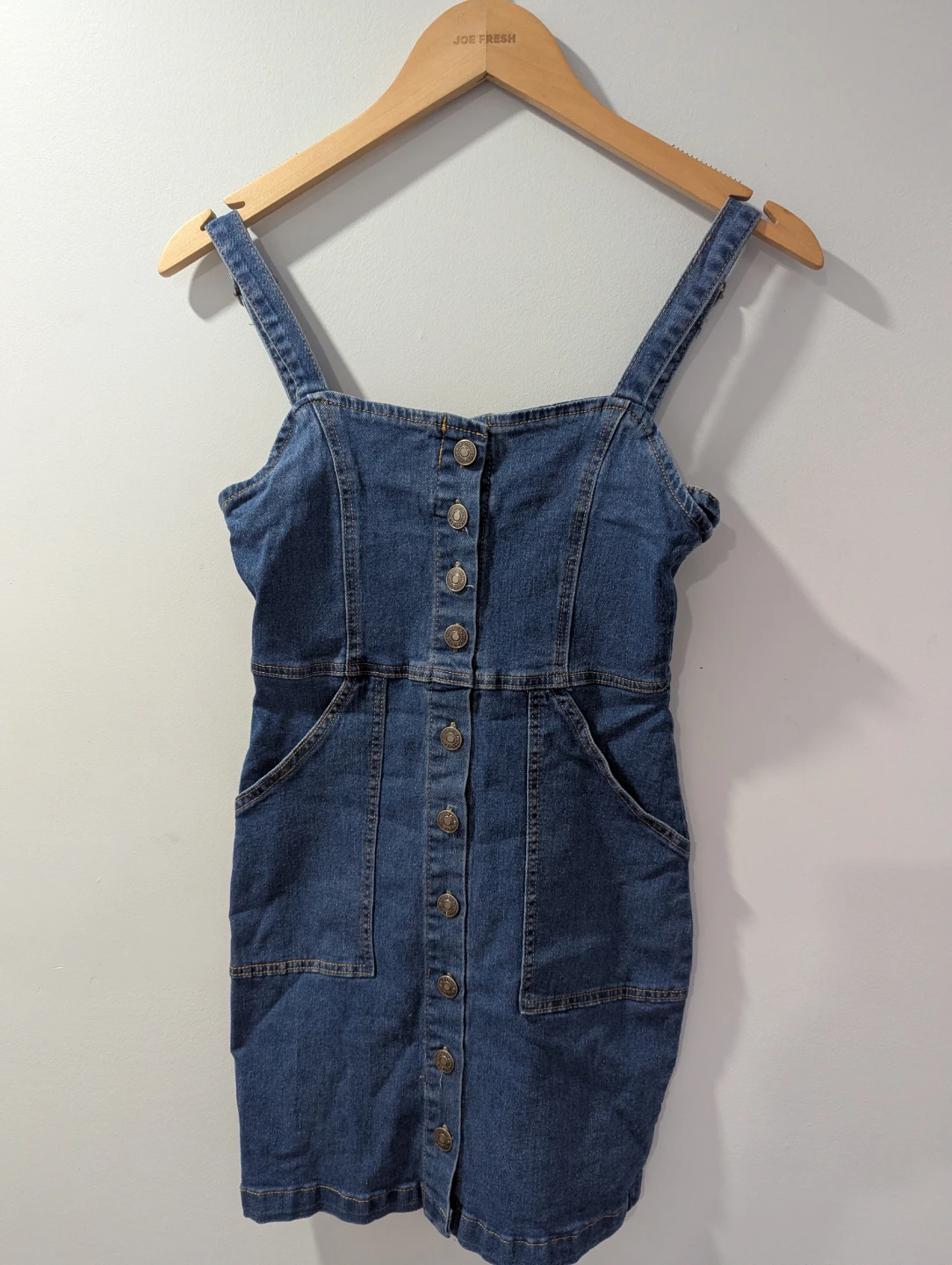 Denim Overall Dress