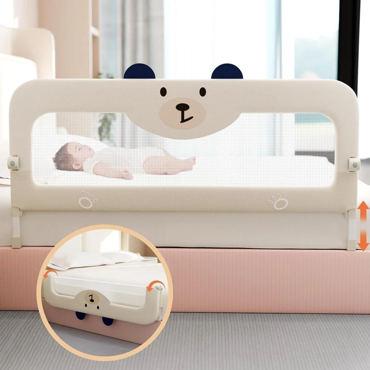 New<> Omzer Bear Bed Rail