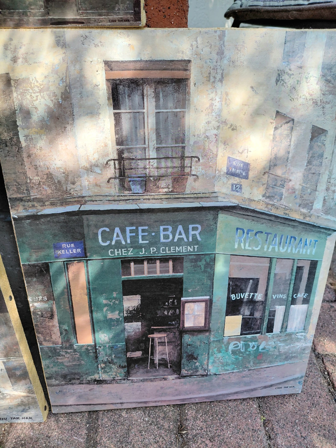 Chiu Tak Hak Paris Street Scene Art Prints - photo 4