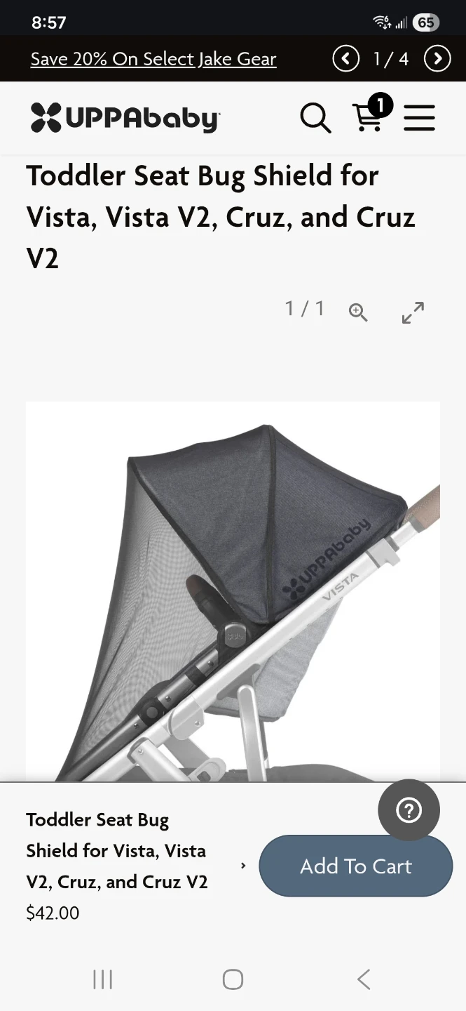 Uppababy Seat Bug Shield - photo 5