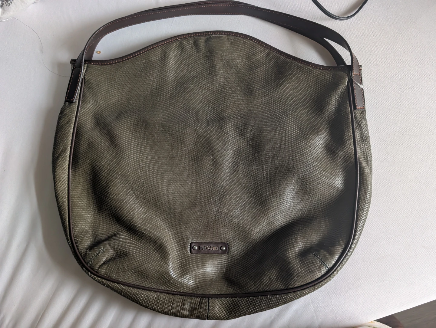 Original Picard leather  bag in olive green 🏈