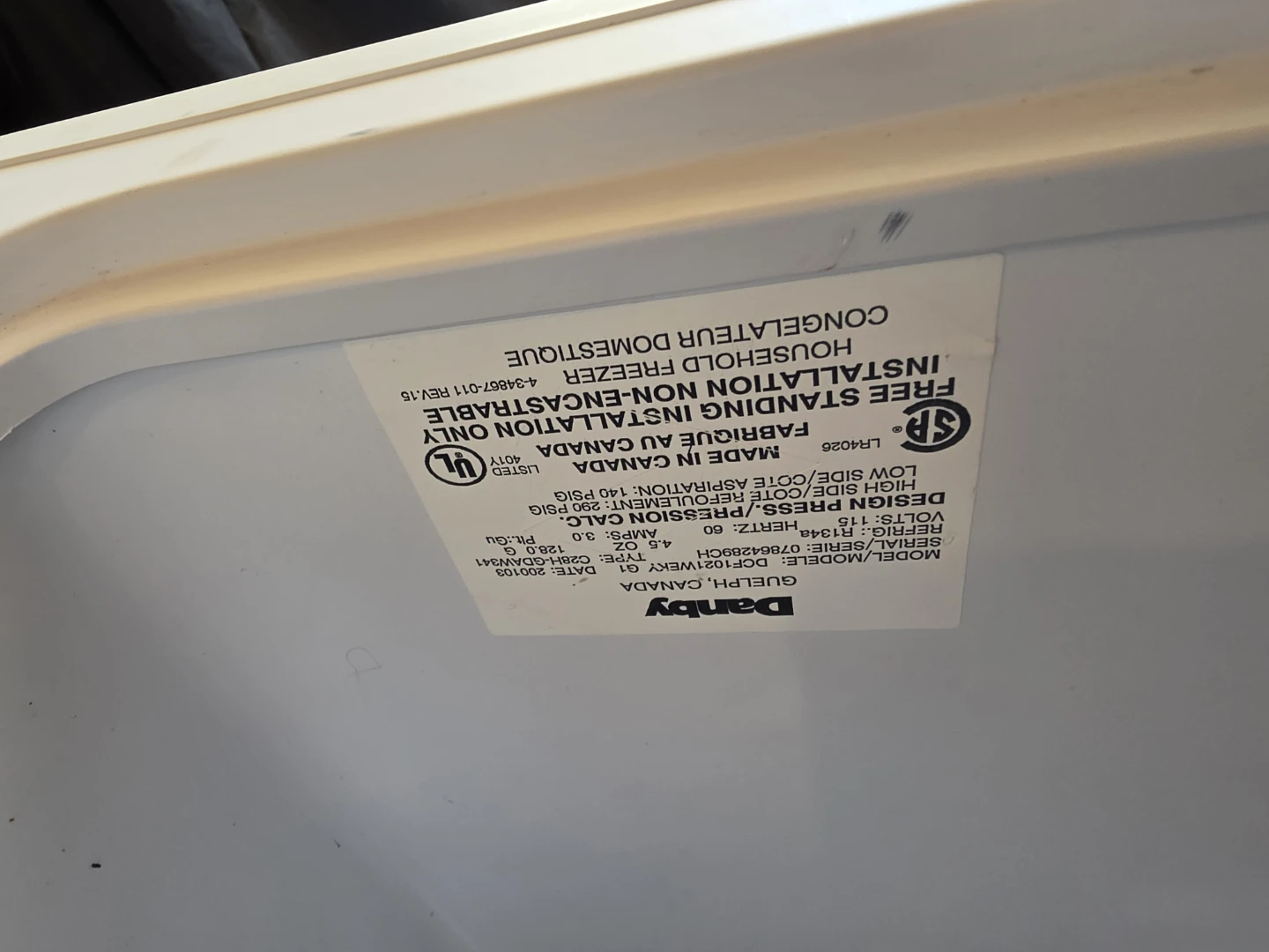Danby chest deep freezer - photo 4