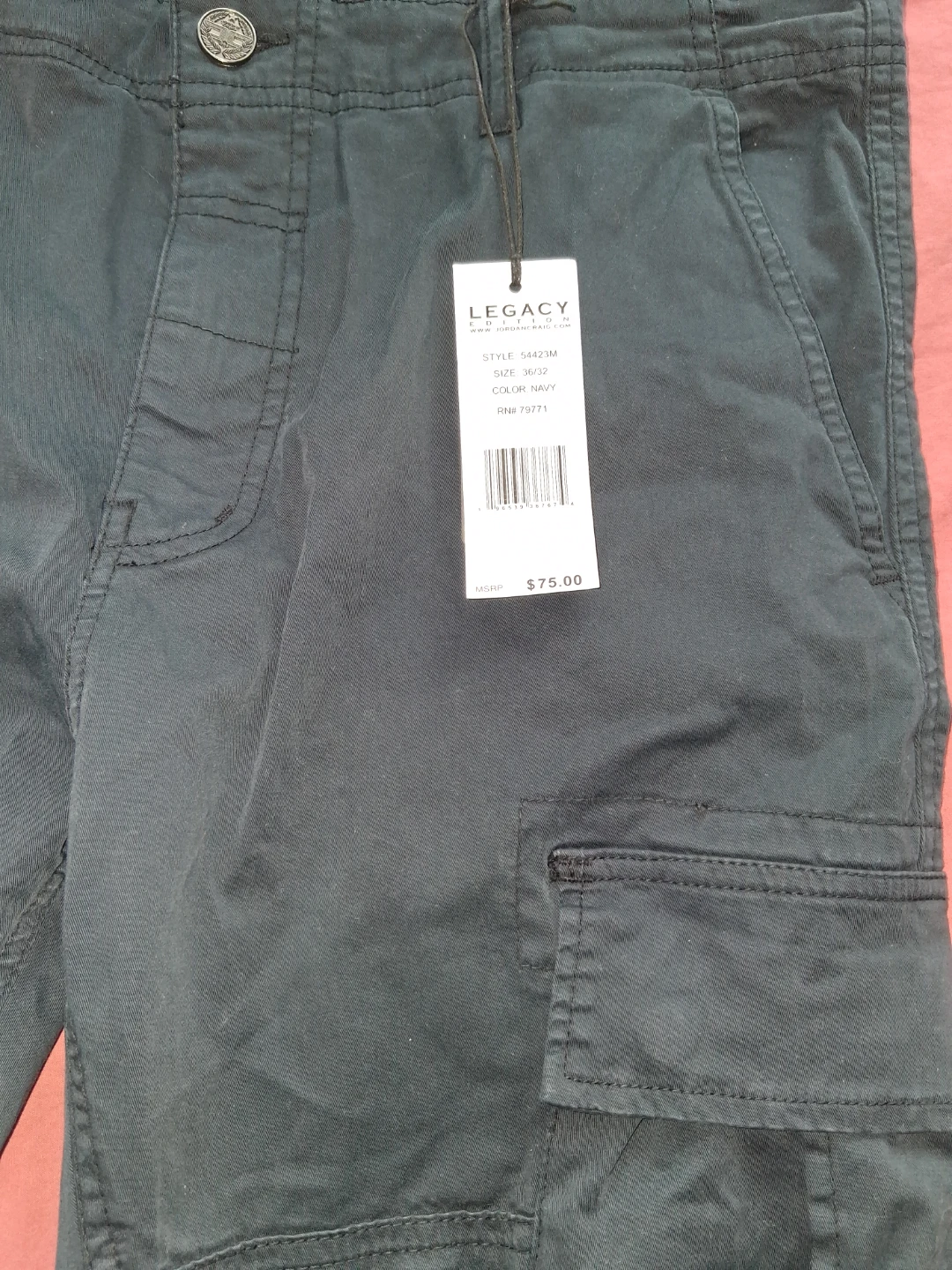 Legacy Edition Jordan Craig Cargo Pants Navy 36/32 - photo 5