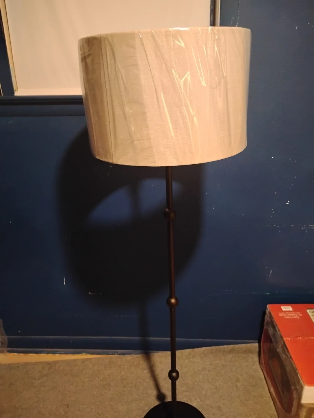 Minimalist Floor Lamp with Fabric Shade - photo 2