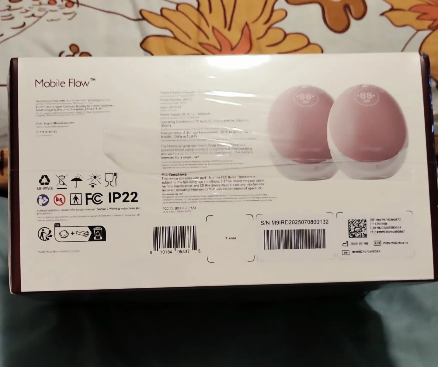 Brand new in box Momcozy Mobile Flow Hands-Free M9 Breast Pump - photo 2