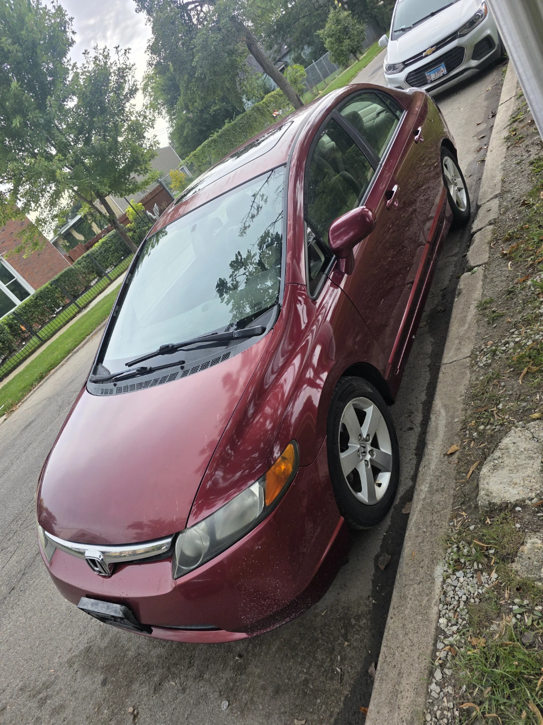 Maroon Honda Civic Sedan - photo 2