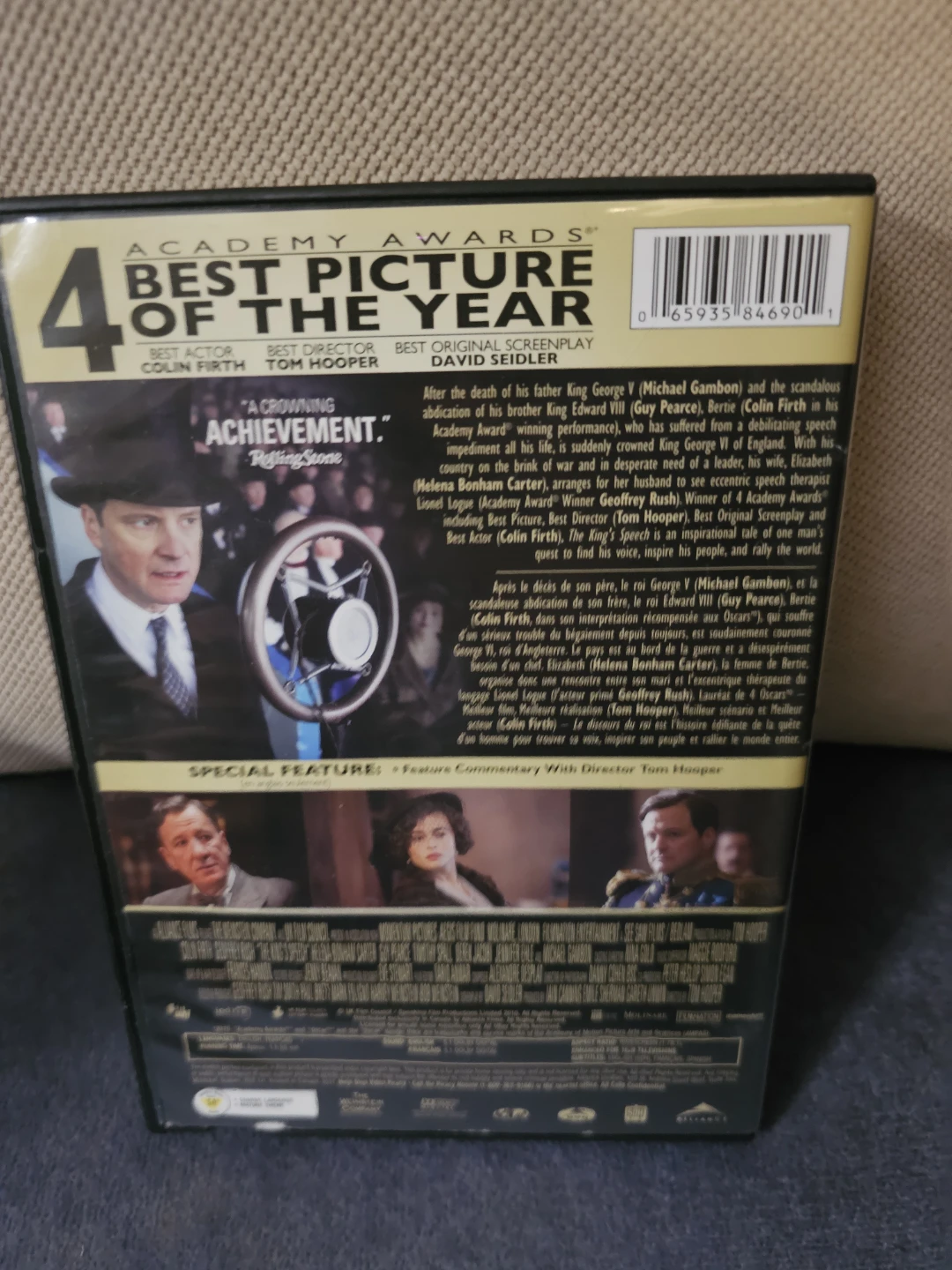 The King's Speech DVD - photo 2