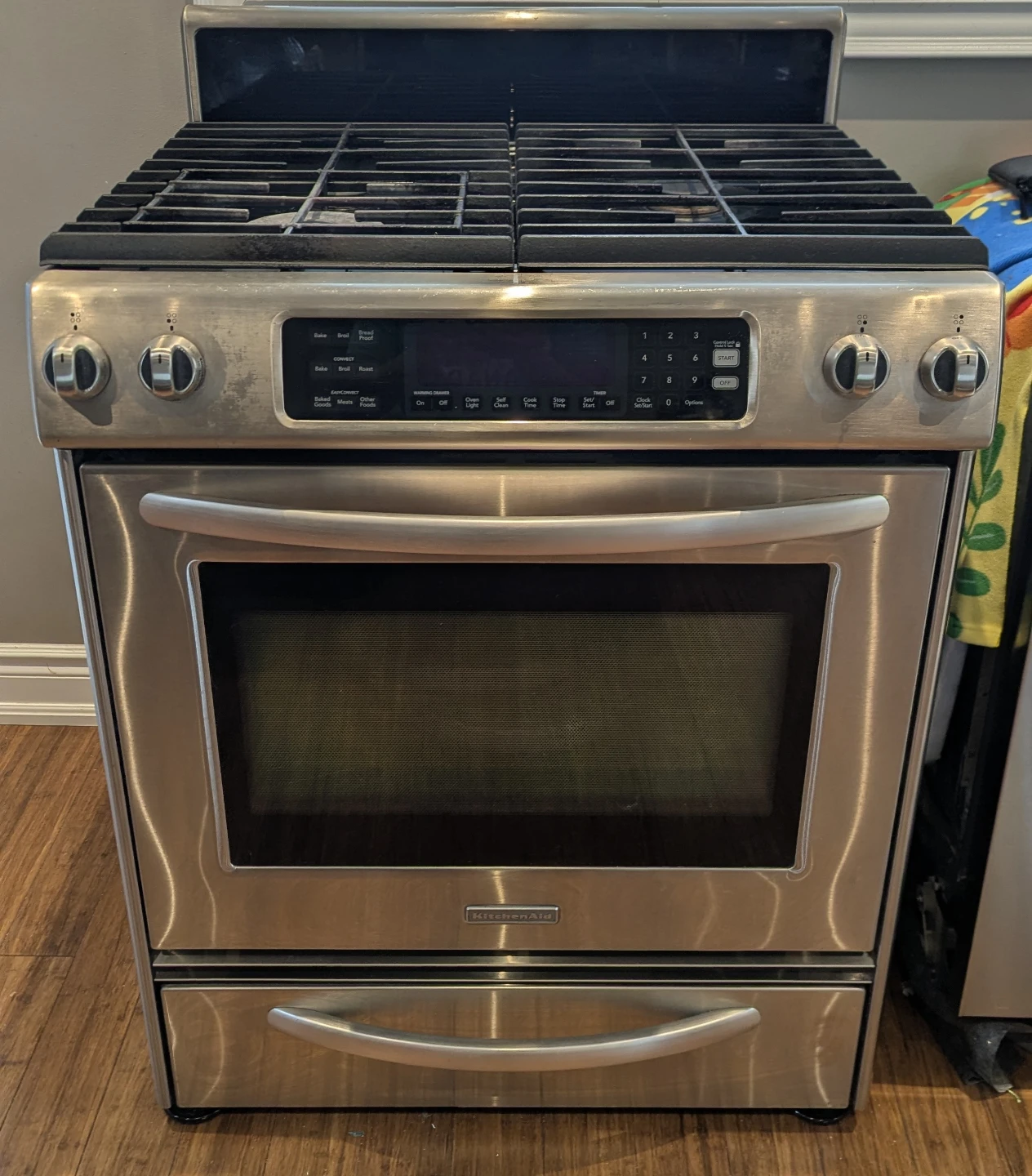 KitchenAid Stainless Steel Gas Range KGRS807SSS00