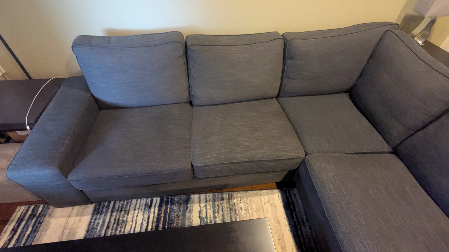 IKEA Kivik - Dark Grey Sectional Sofa - photo 3