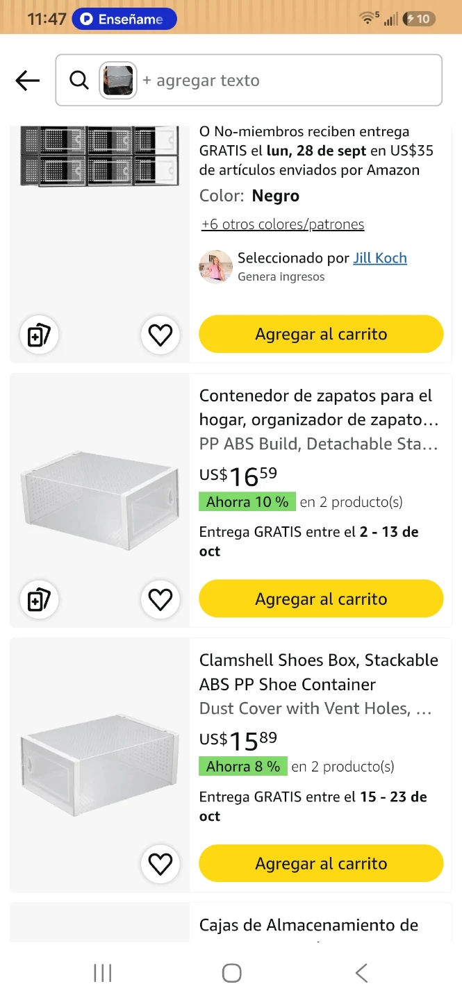Stackable Clamshell Shoe Storage Box