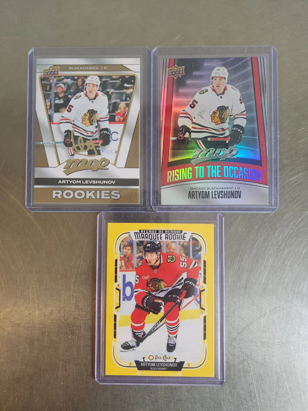 Artyom Levshunov Upper Deck Hockey Card Lot