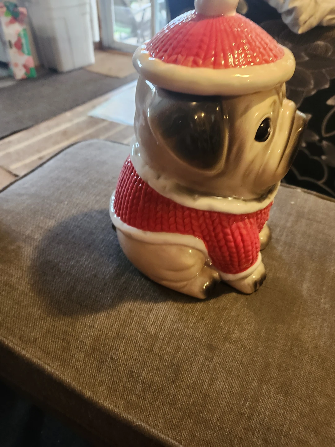 Ceramic Pug Cookie Jar - photo 2