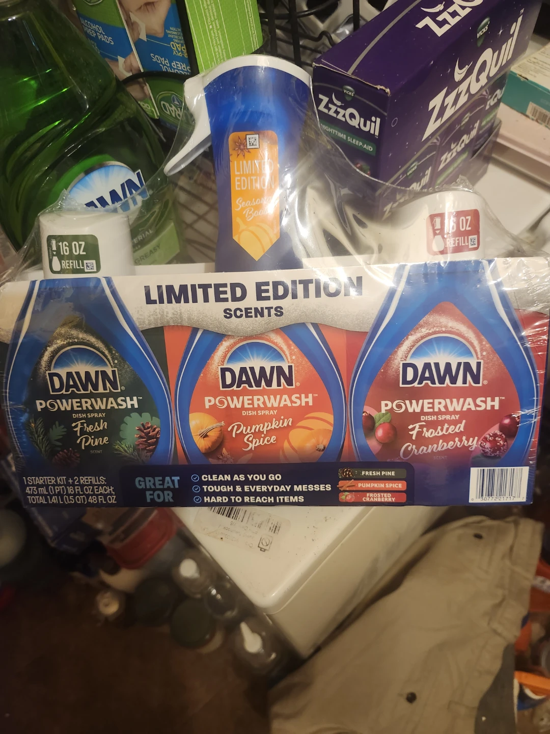 Dawn Powerwash Dish Spray Limited Edition Scents 3-Pack