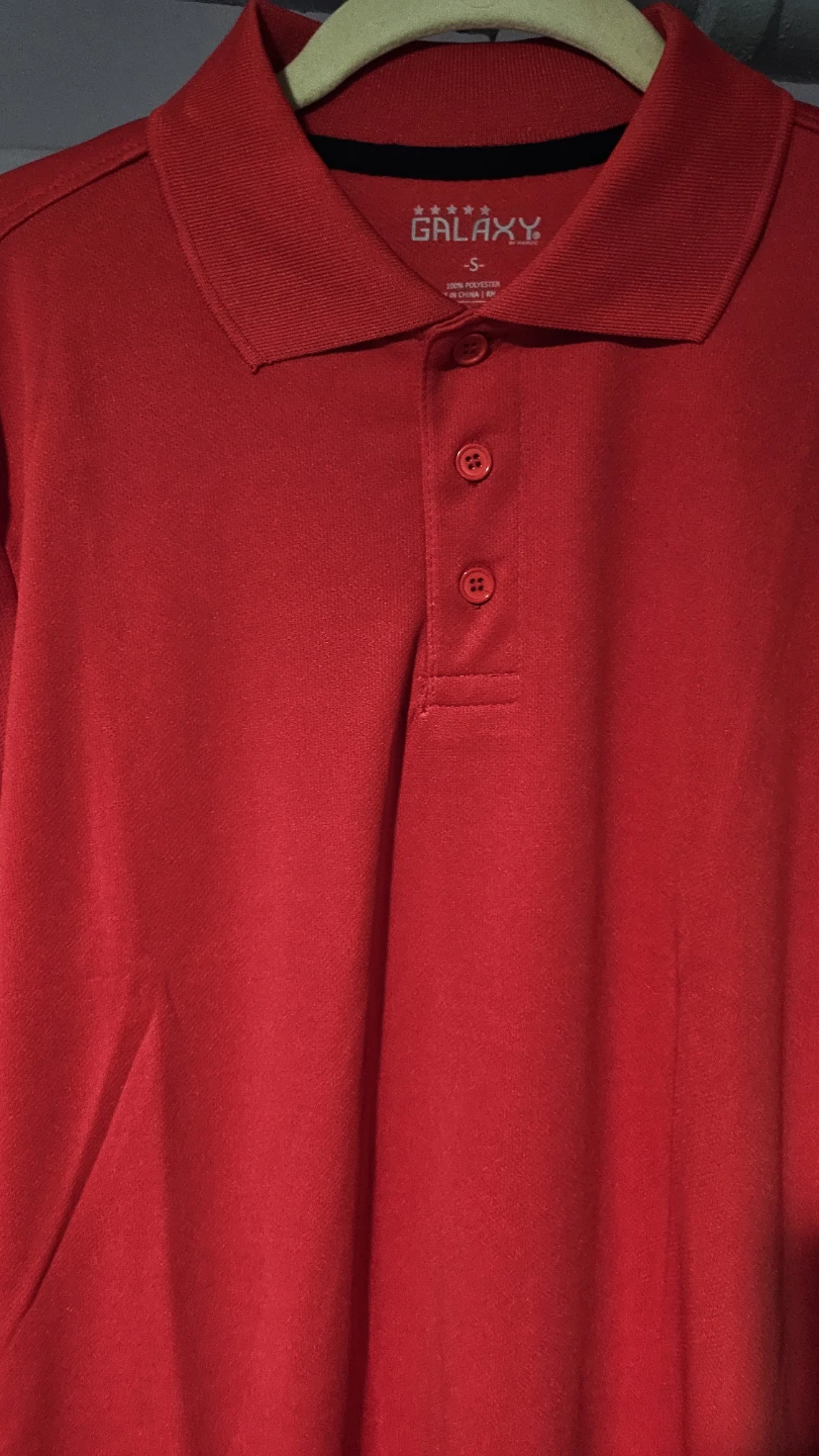 Galaxy by Harvic Red Polo Shirt Small - photo 2