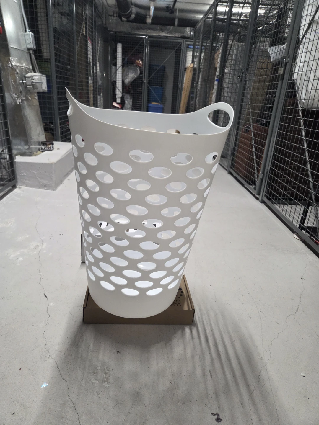 Lululemon White Laundry Hamper