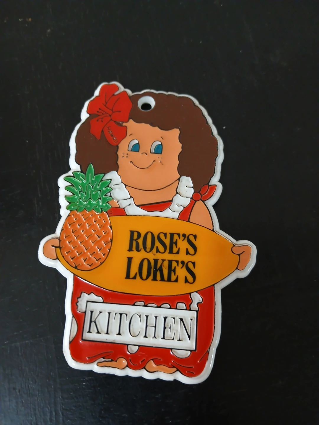 Vintage Woolworth Rose's Loke's Kitchen Fridge Magnet