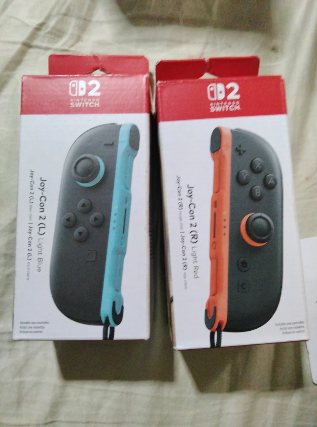 Nintendo Switch Joy-Con 2 (L) Light Blue and (R) Light Red