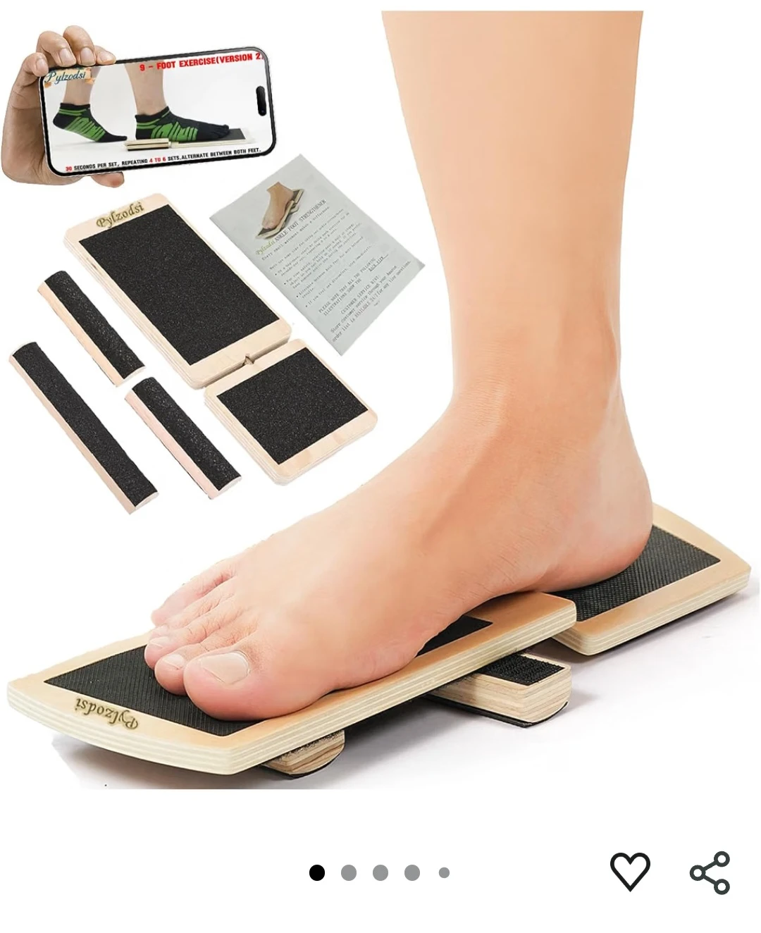 Pylzodsi Adjustable Ankle Foot Balance Board