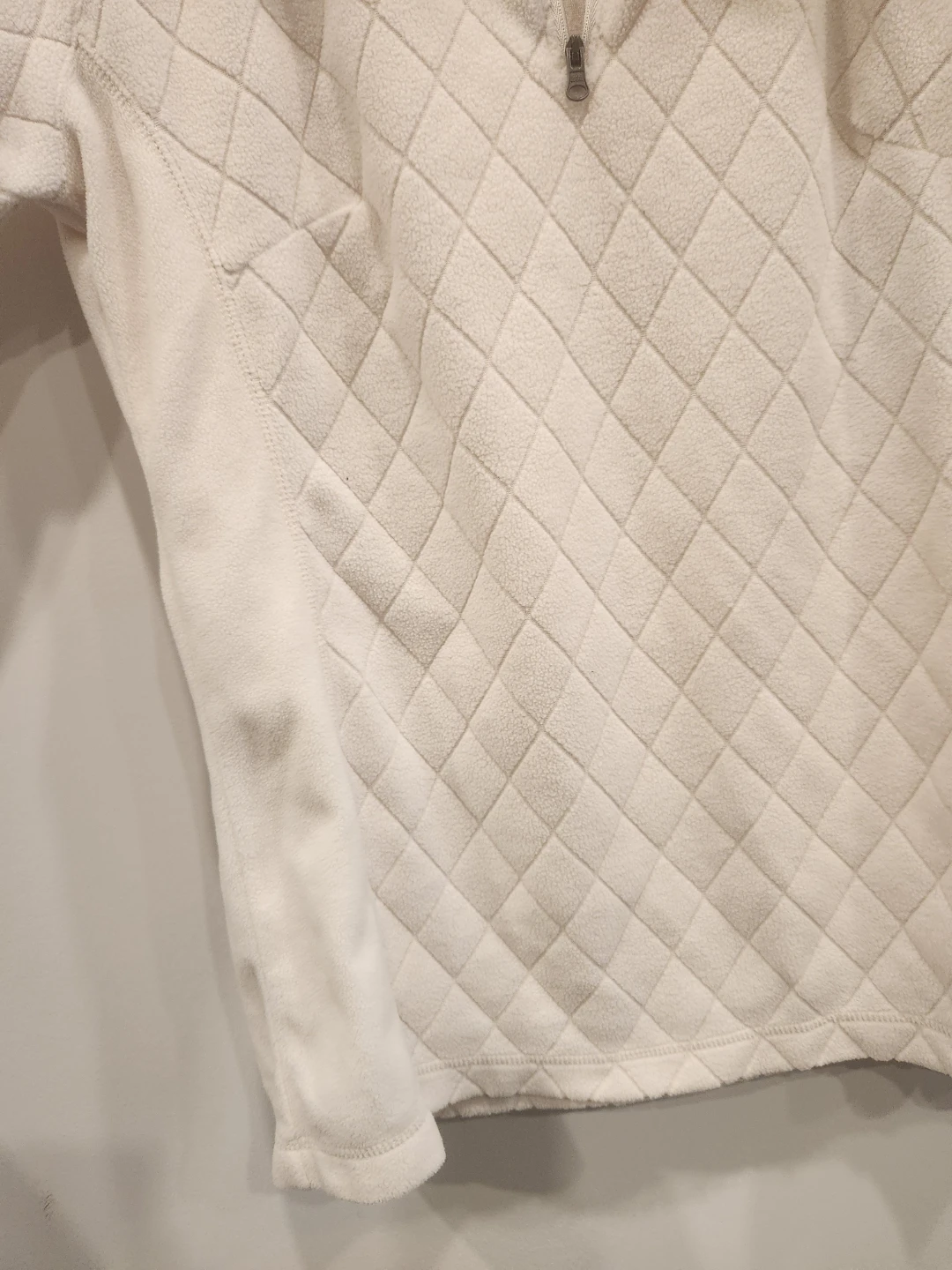 Columbia Quilted Quarter-Zip Fleece - Cream - Medium - photo 4