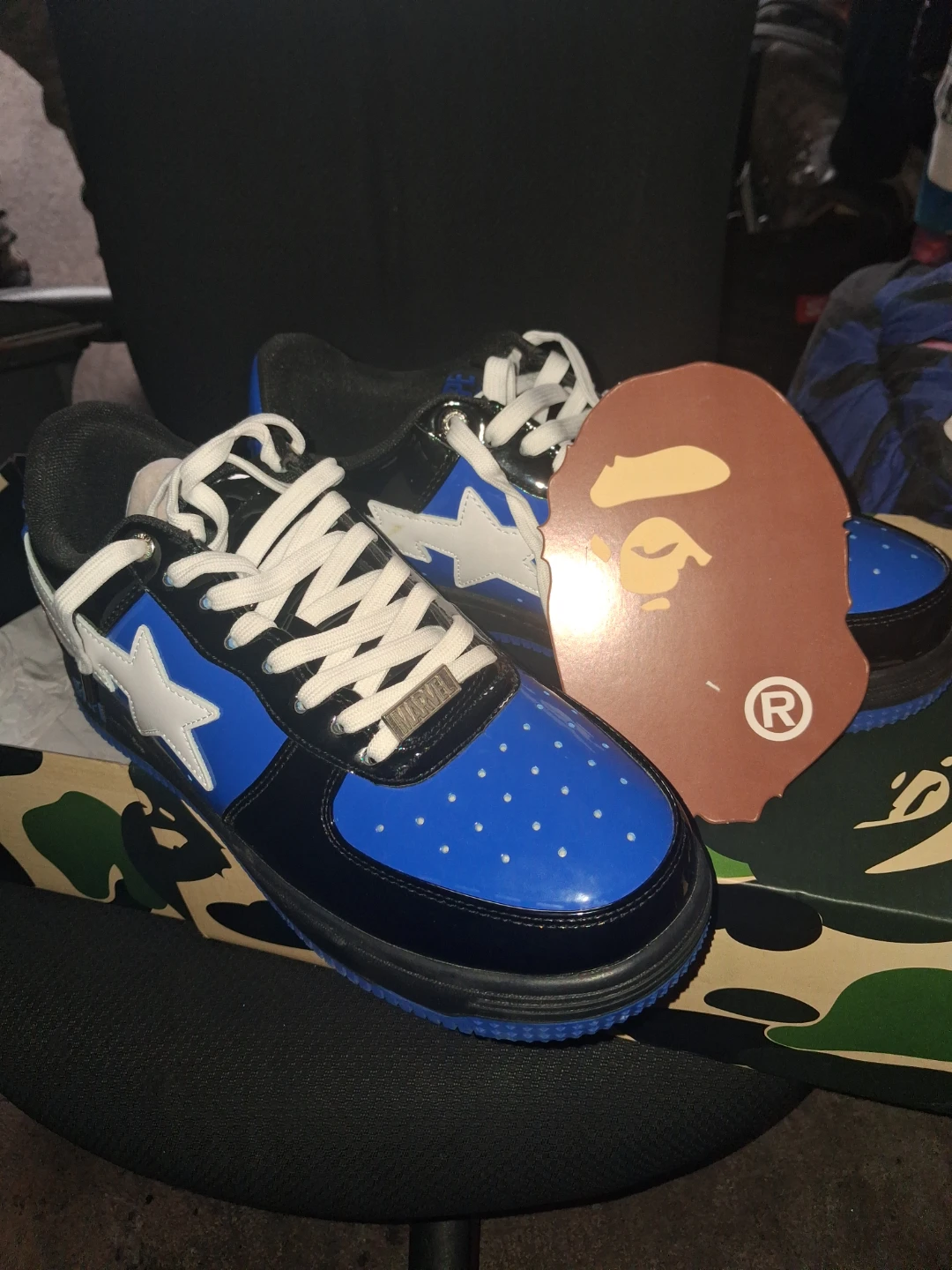 A Bathing Ape Bapesta Marvel Venom Size 11 - photo 4