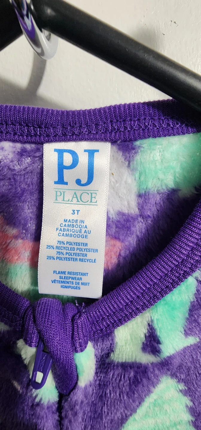 PJ Place Toddler Fleece Dinosaur Onesie - photo 3