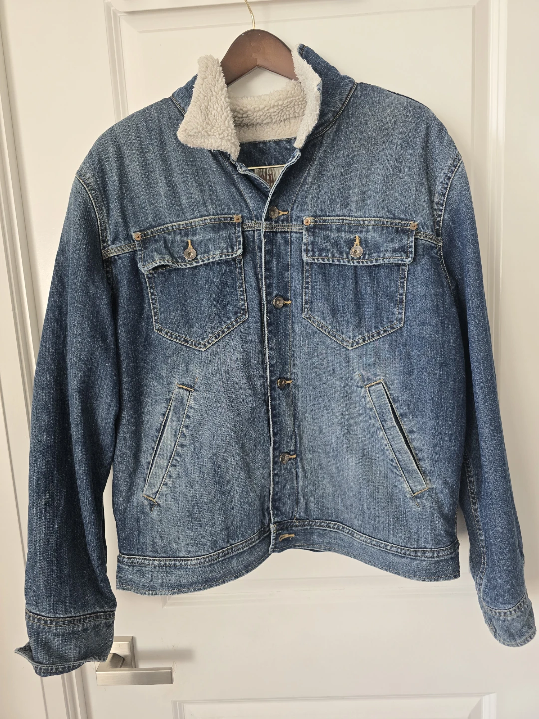 Old Navy Sherpa-Lined Denim Jacket
