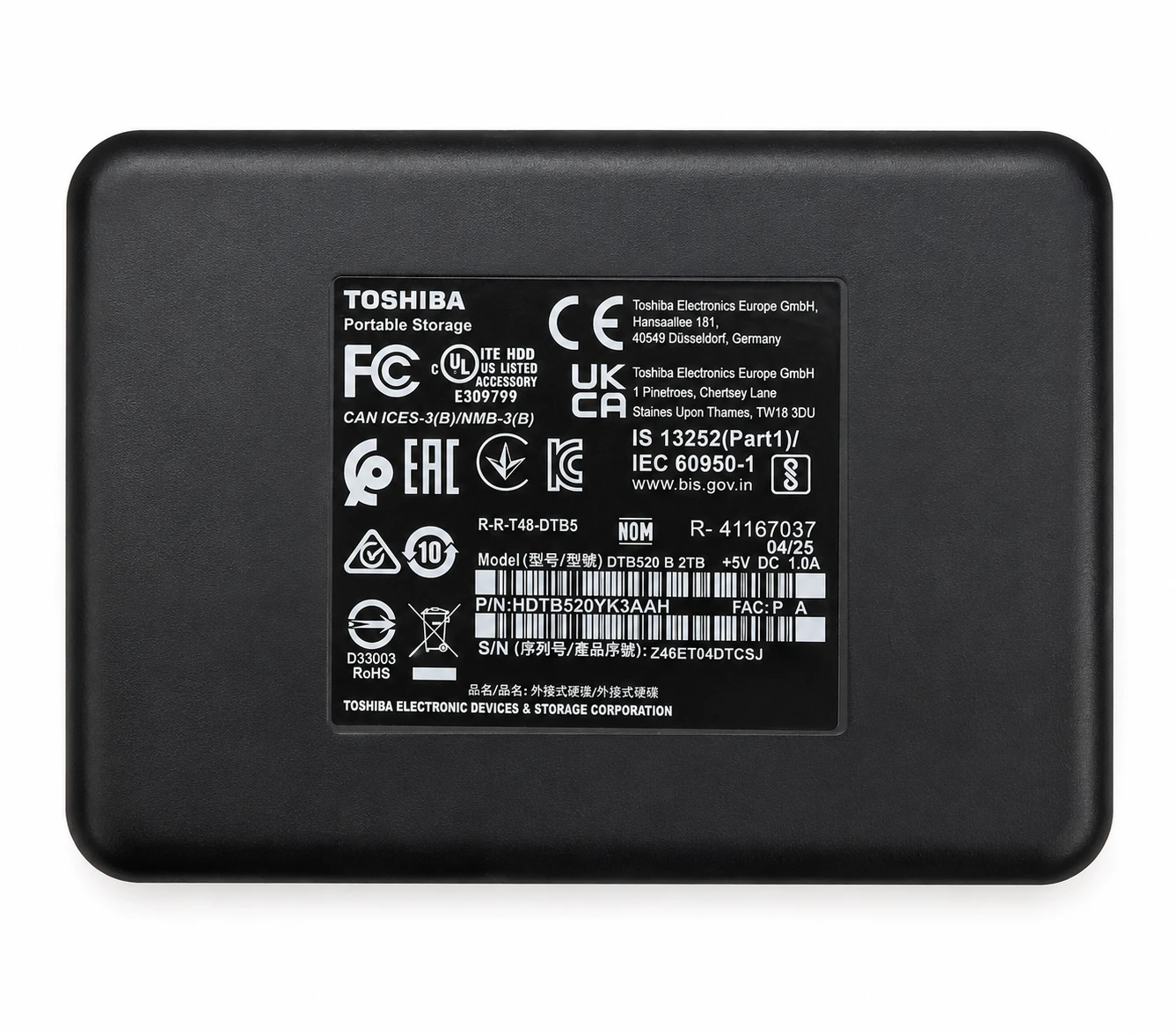 Toshiba Canvio Basics 2TB Portable External Hard Drive - photo 2