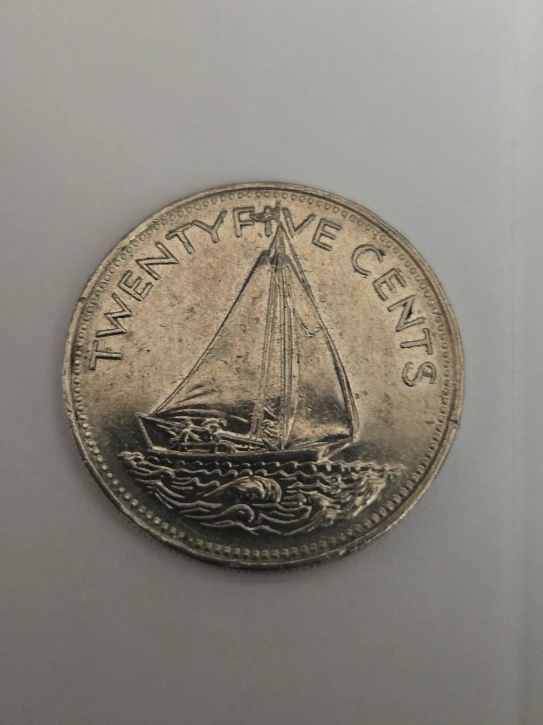 2000 Bahamas 25 Cents Coin