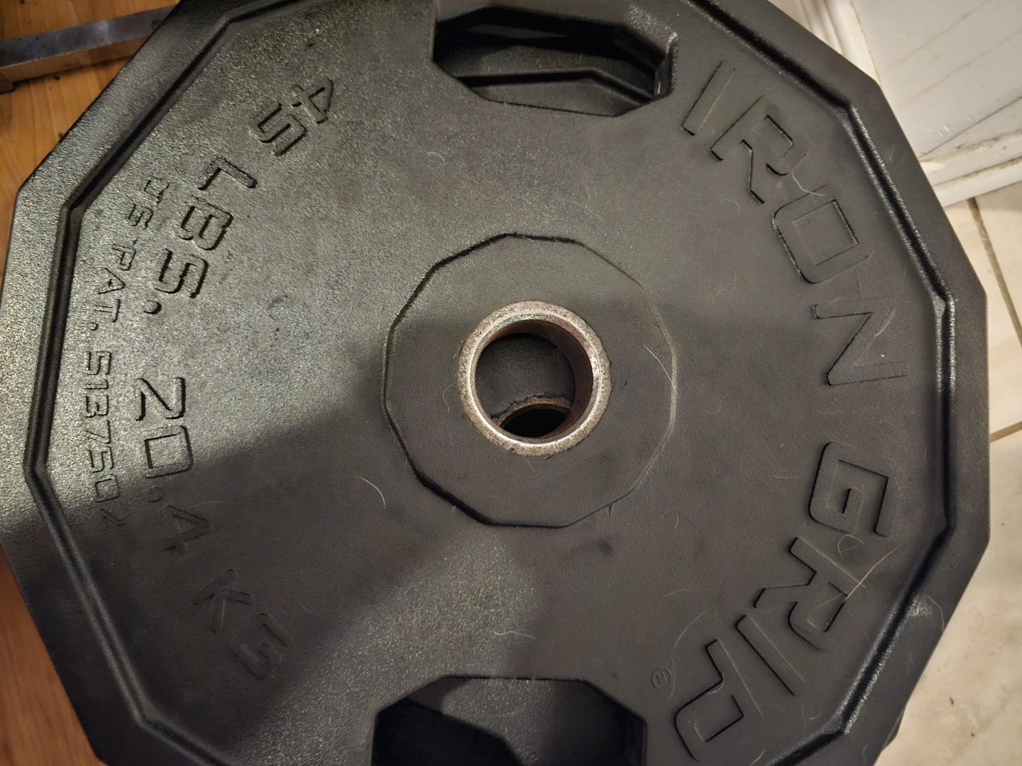 Iron grip plates  45, 25 and 10's