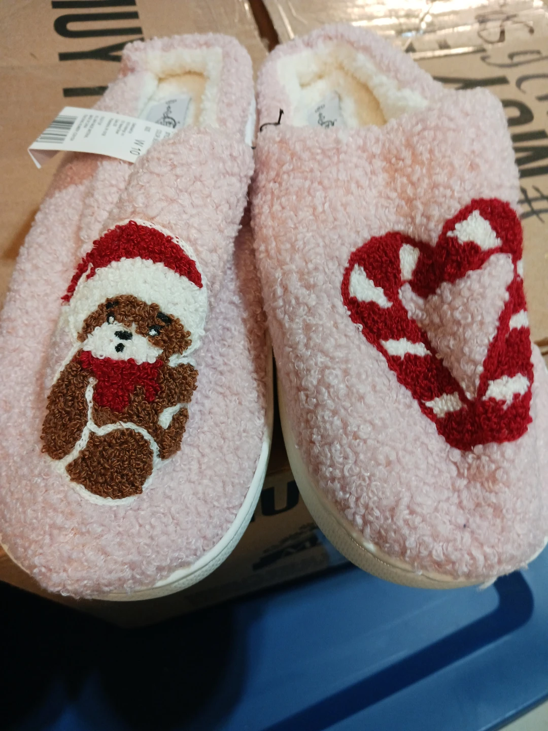 Sole Mates Women's Faux Fur Slippers Size 10 - photo 2