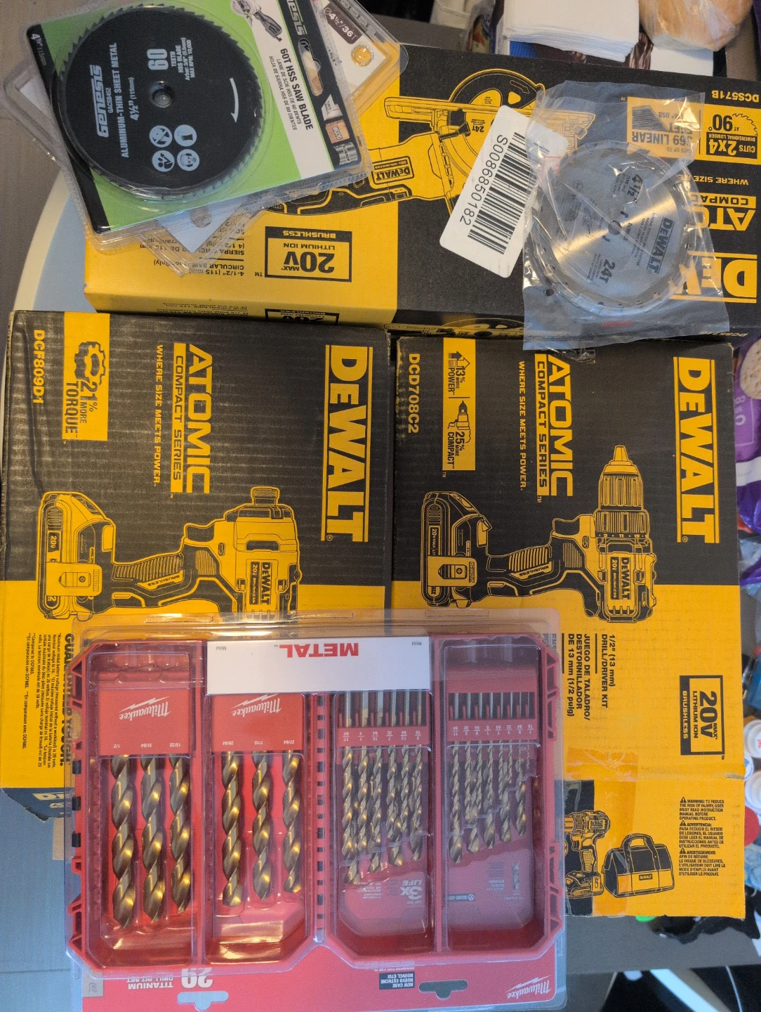 DeWalt atomic series power tools