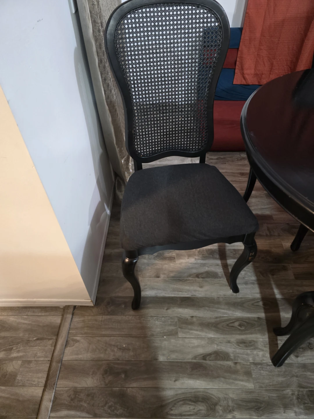 Oval Black Dining Table and Chairs - photo 4
