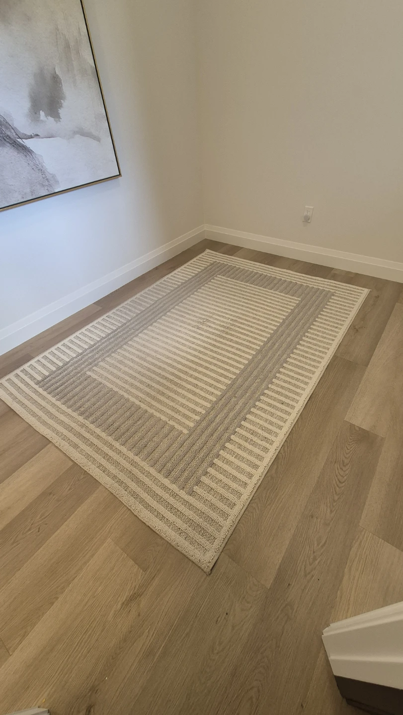 Wilson Light Grey Area Rug 5'3" x 7'7"