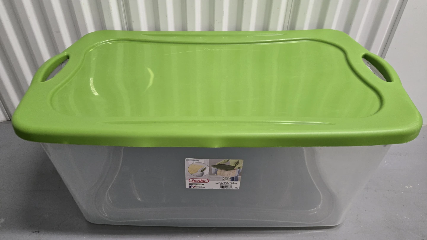 Sterilite 120 Qt EZ Carry Storage transparent Bin - photo 2