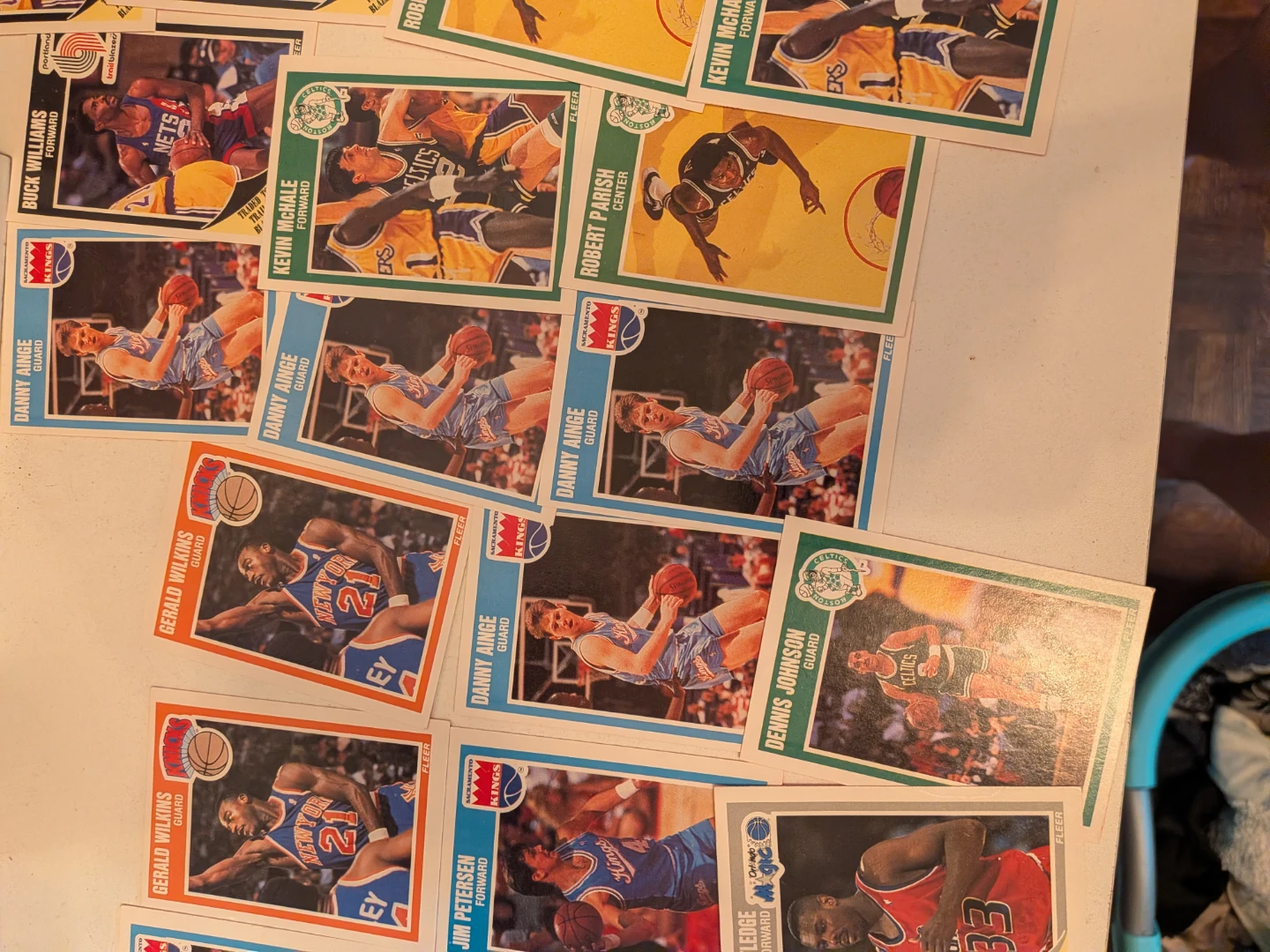 Collection of Vintage Fleer NBA Basketball Cards - photo 5