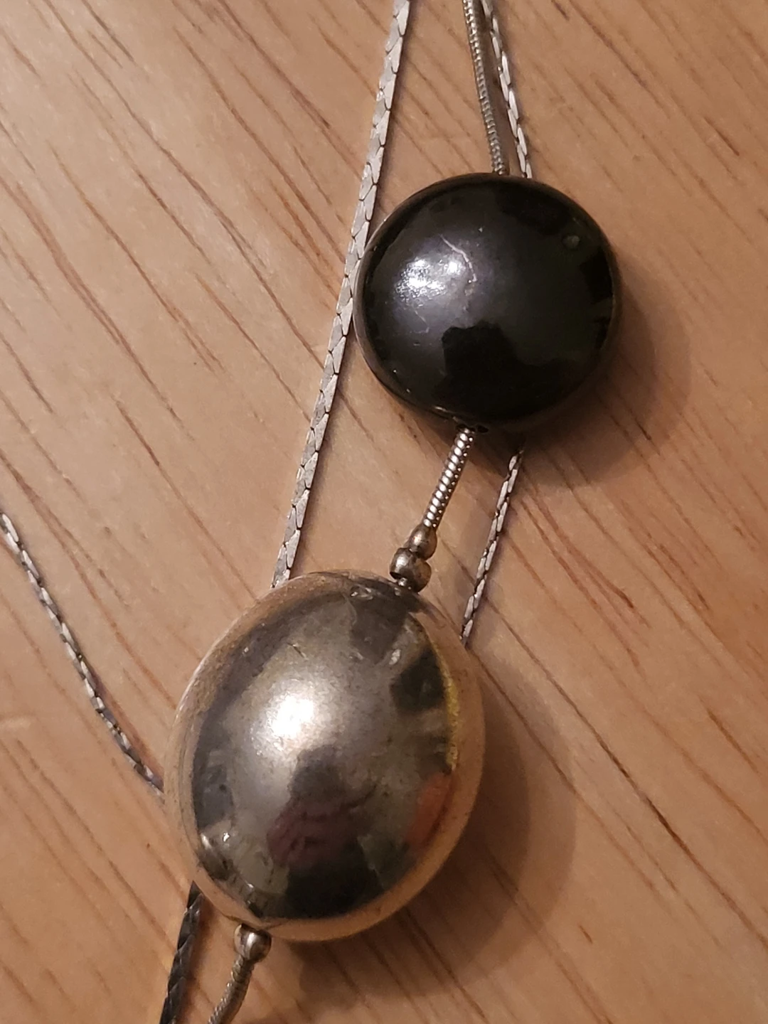 Multi-strand silver-tone necklace - photo 4