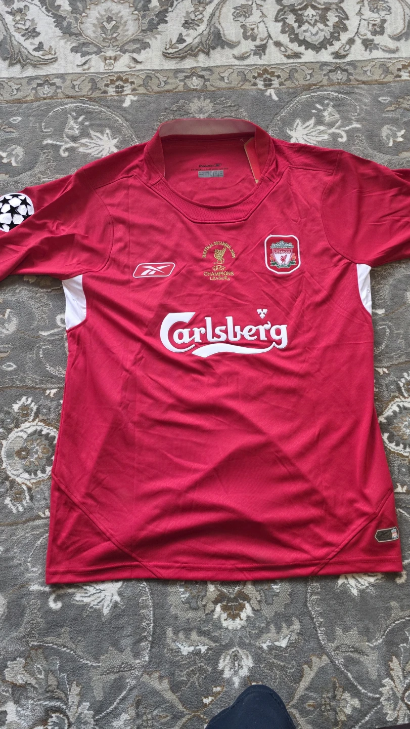 Steven Gerrard #8 2005 UCL final jersey - photo 3
