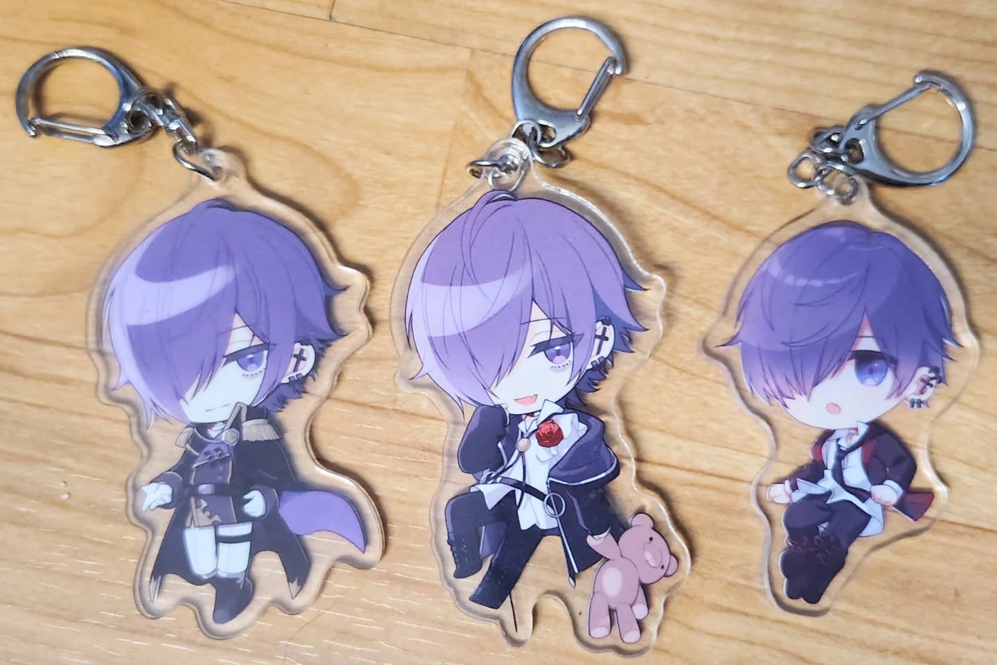 Knight A Yukimura Acrylic Keychain 3-Piece Set