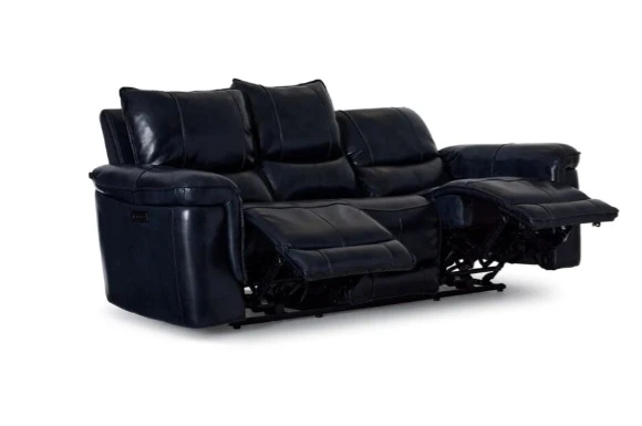 Allie Leather Dual Power Reclining Sofa - photo 4